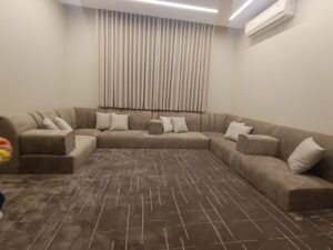 Brown Corner Sectional Sofa - Large Living Room